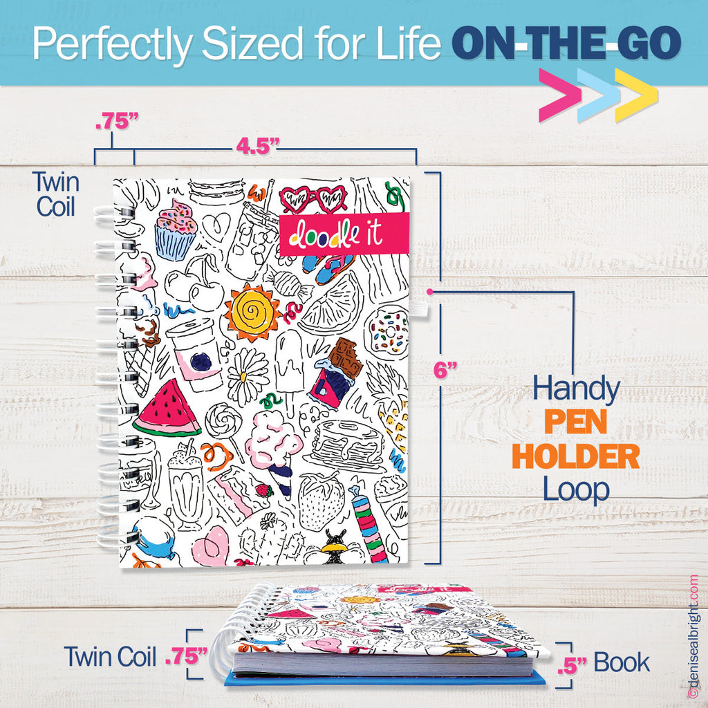 Doodle It! Pocket Notebooks | Sweets & Treats | Daily Deal