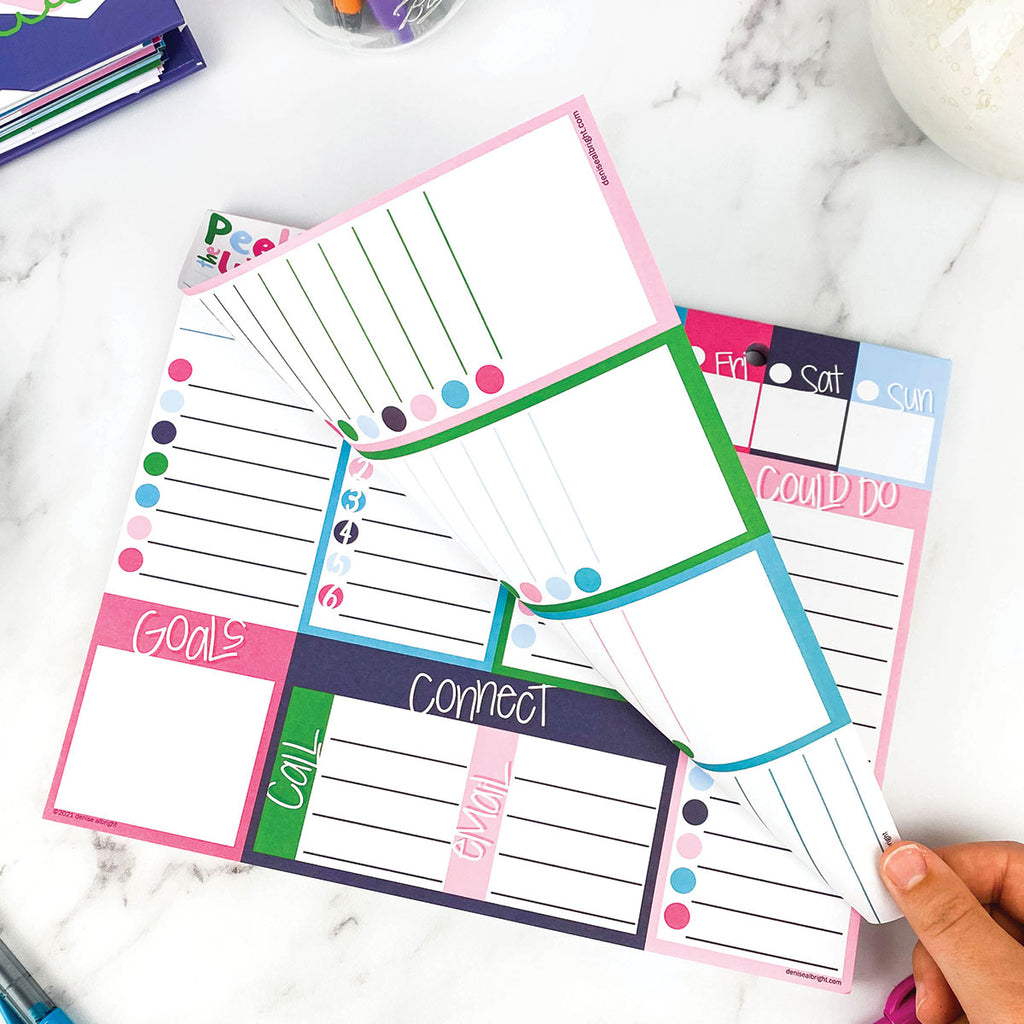 DOORBUSTER!  68% OFF Family Command Center Bundle | FOUR Weekly Planner Pads Bundle