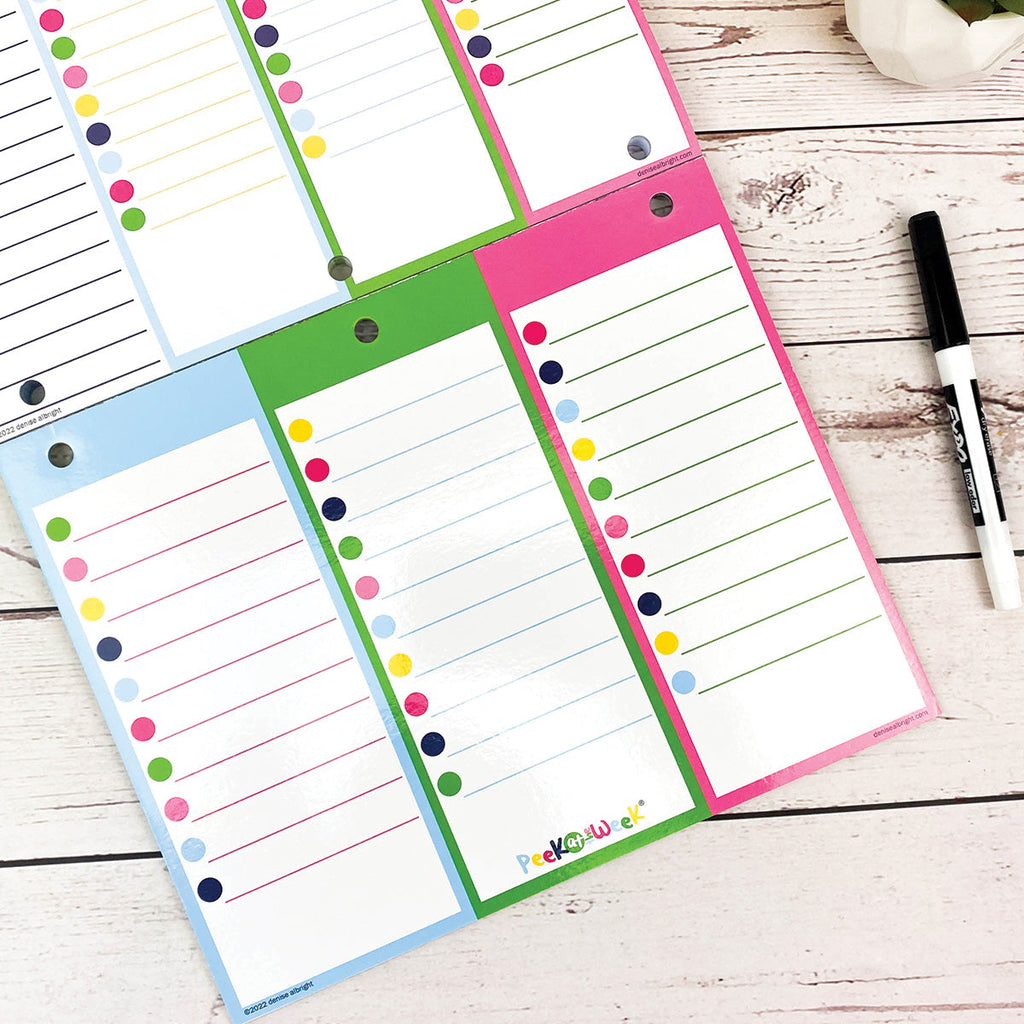 Peek at the Week® Simple Planner Pad | Daily Deal | 2/20/25