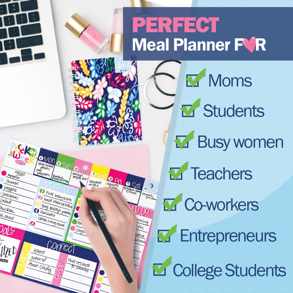 Peek at the Week® Weekly Planner Pad | Bright & Cheery | Daily Deal | 10/22/24