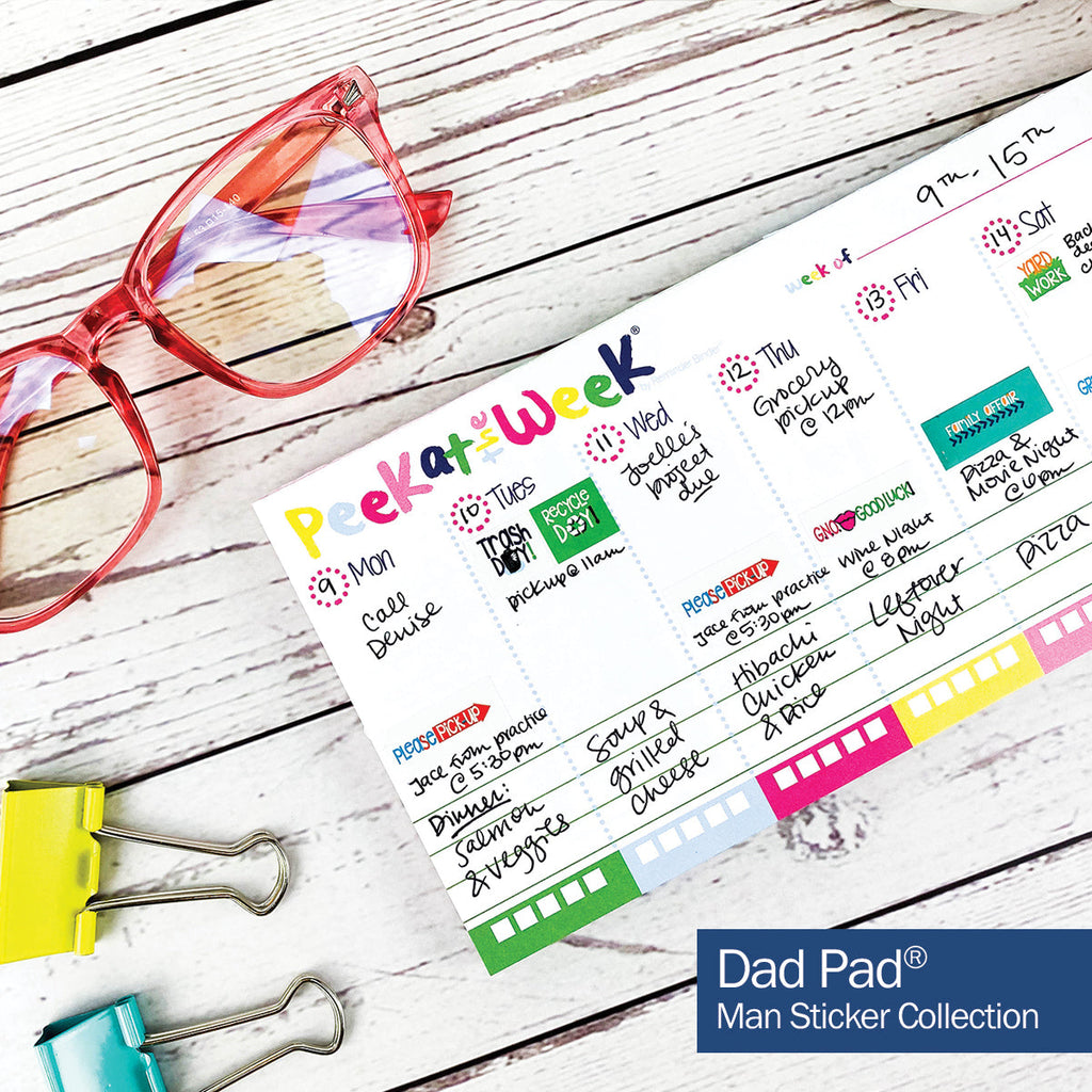 Dad Pad® Man Stickers | 644 Count Pack
