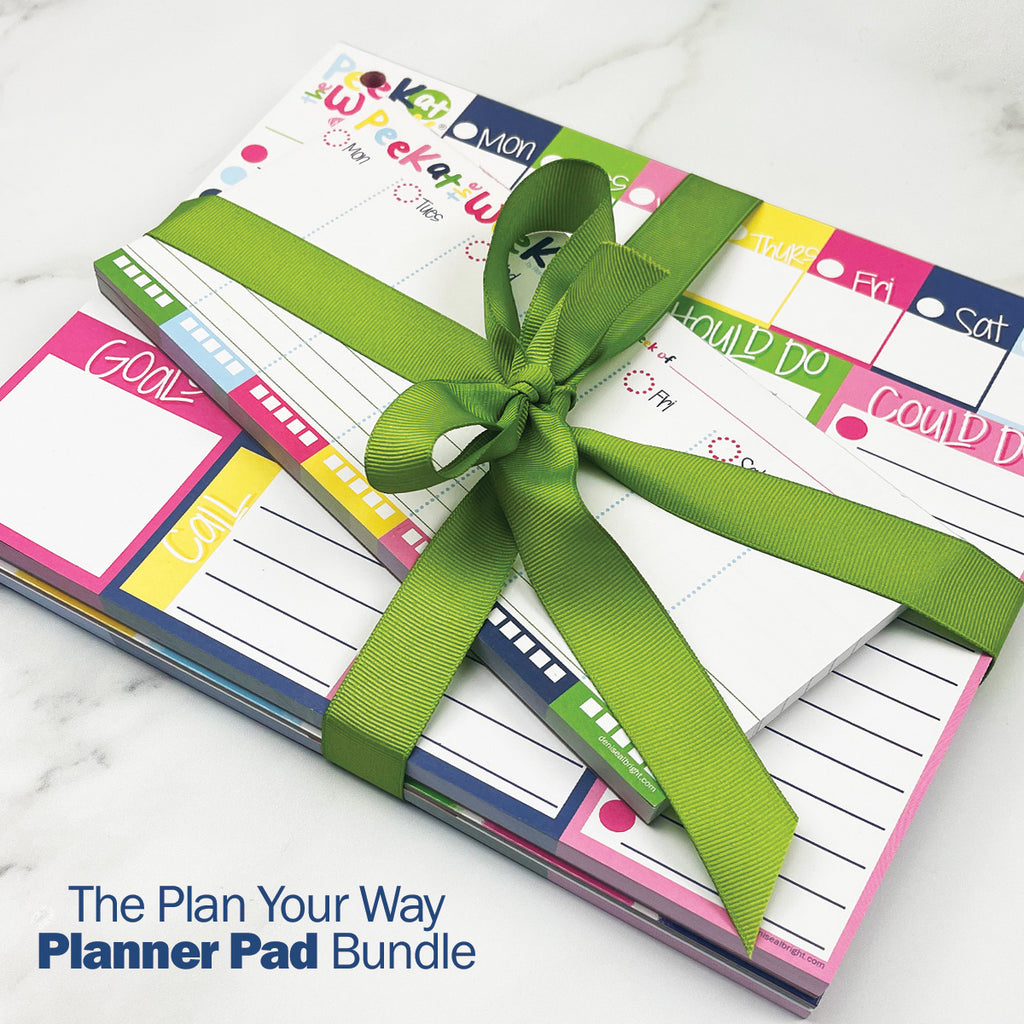 Plan Your Way Bundle | Daily & Weekly Planner Pads