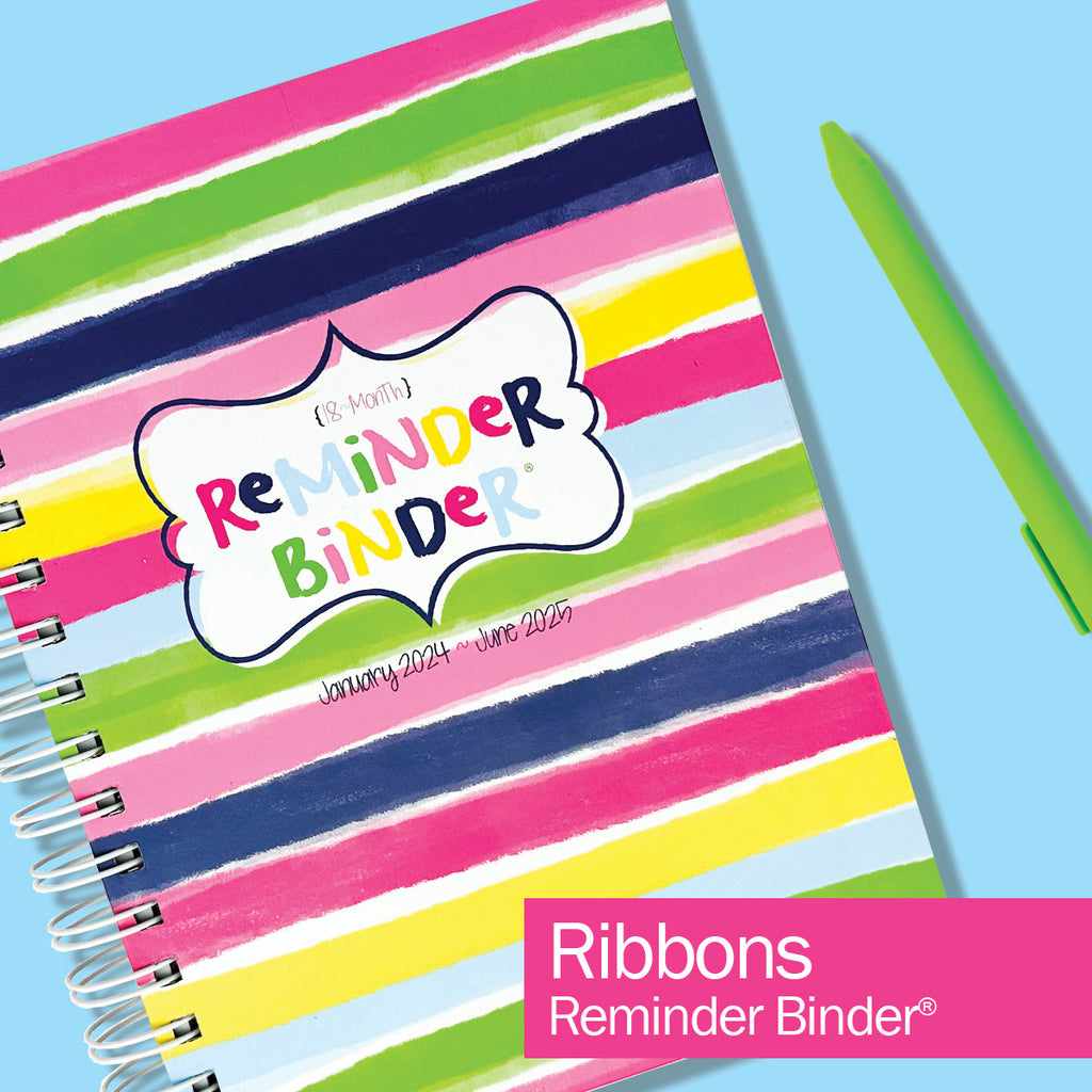 2024-25 Reminder Binder® Planner + 2308 Stickers Bundle