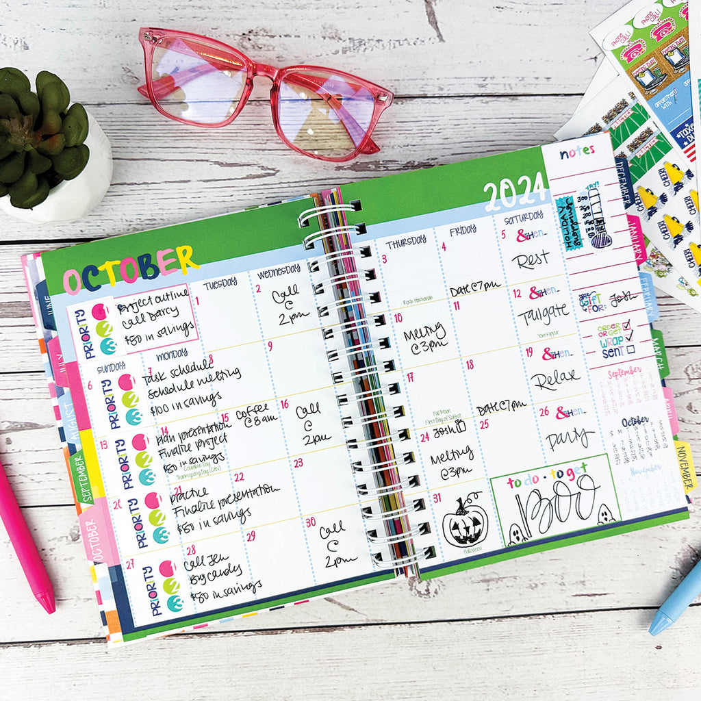 2024-25 Reminder Binder® Planner | This Month - December 2025 | Blossoms