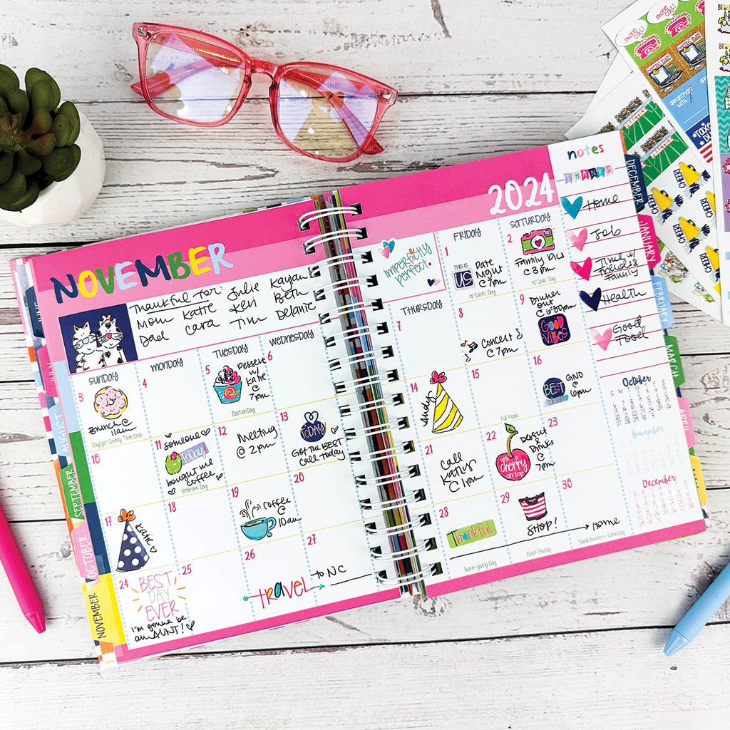 2024-25 Reminder Binder® Planner | This Month - December 2025 | Blossoms