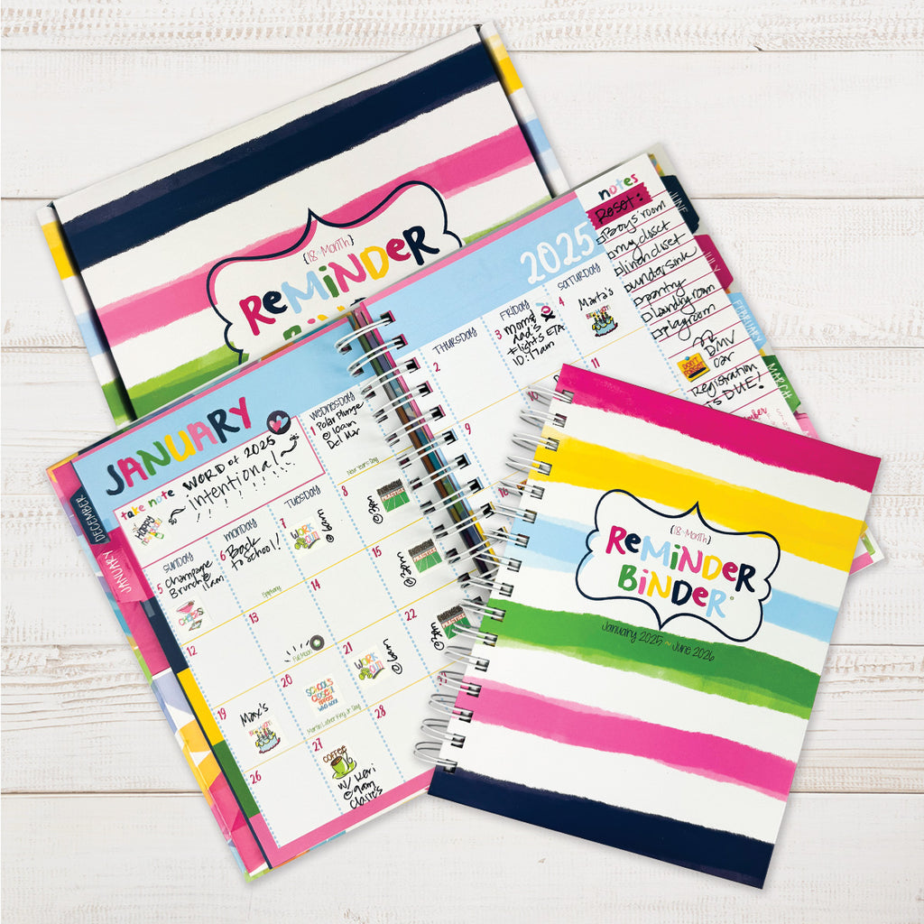 Buy Now & Save! NEW! 2025-26 Reminder Binder® Planner | January 2025 - June 2026