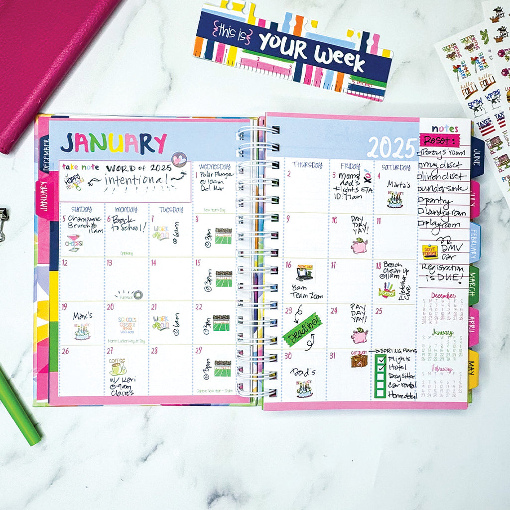 NEW! Dream Planner Bundle | 2025-26 Reminder Binder® + 2 Planner Pads & Pocket Notebook