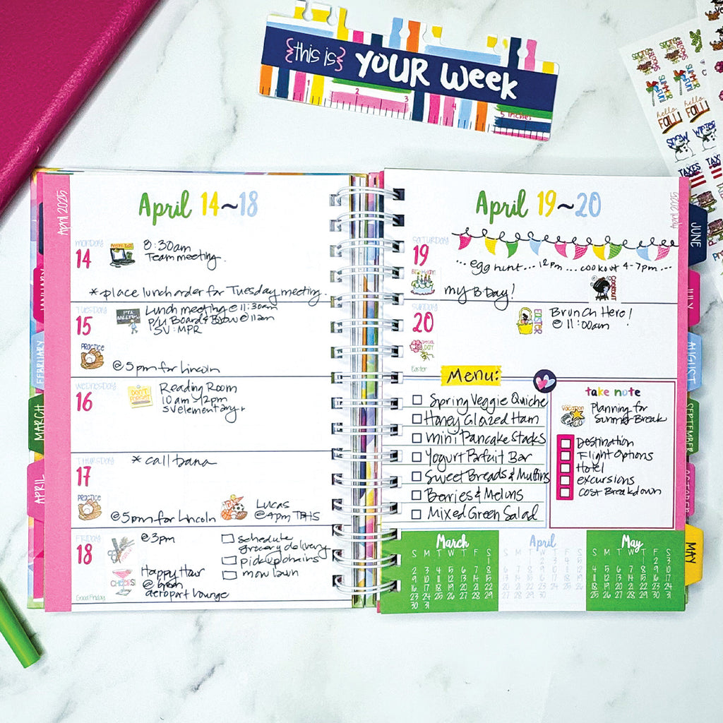 NEW! Bundle of TWO 2025-26 Reminder Binder® Planner | January 2025 - June 2026