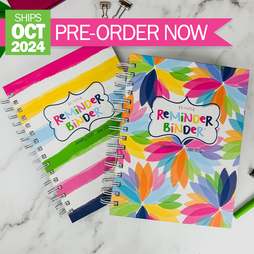 NEW Pre-Order 2025-26 Reminder Binder® Planner | January 2025 - June 2026 | SHIPS LATE OCTOBER