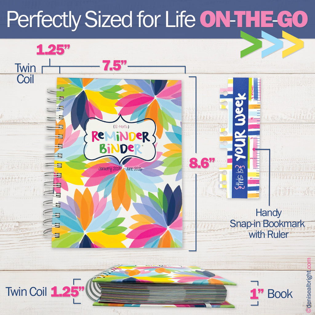 NEW! Dream Planner Bundle | 2025-26 Reminder Binder® + 2 Planner Pads & Pocket Notebook