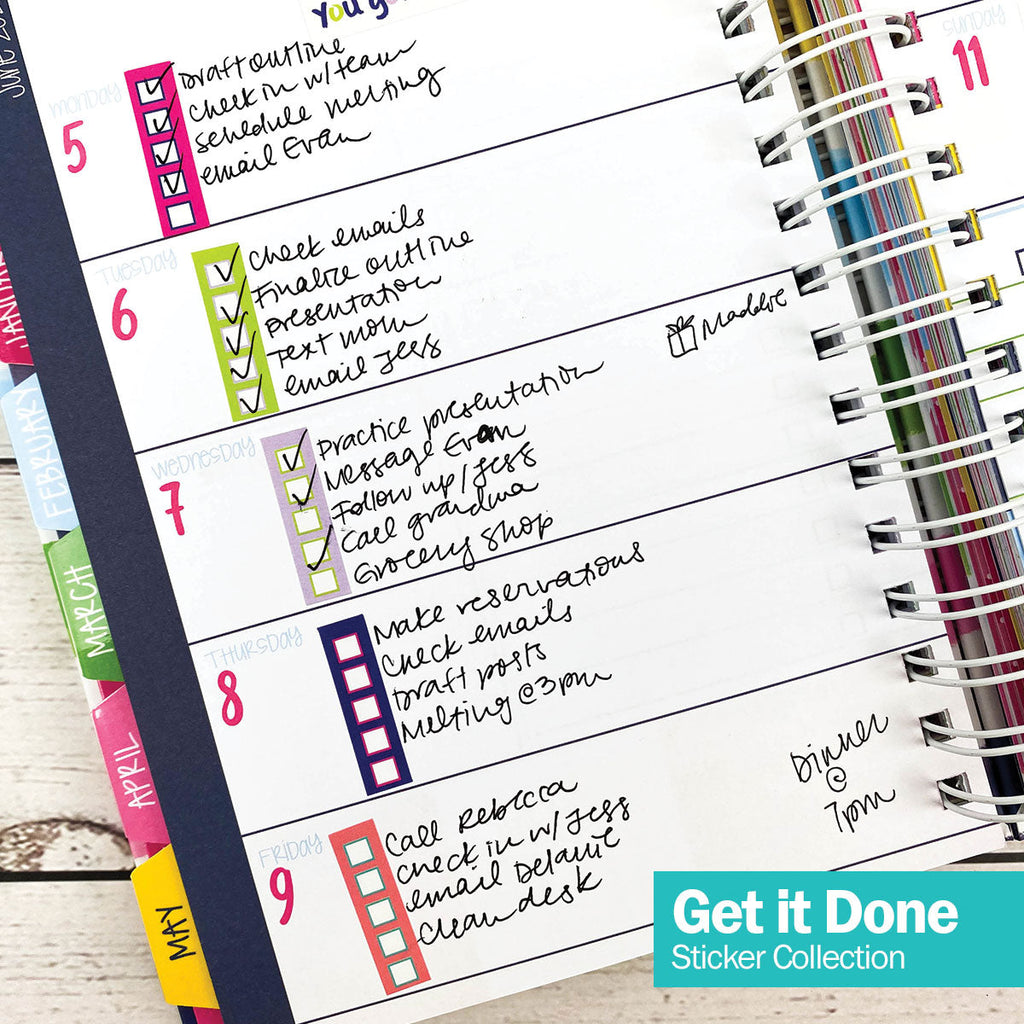 Get it Done Goal Sticker Set | Daily Deal | 1/29/25