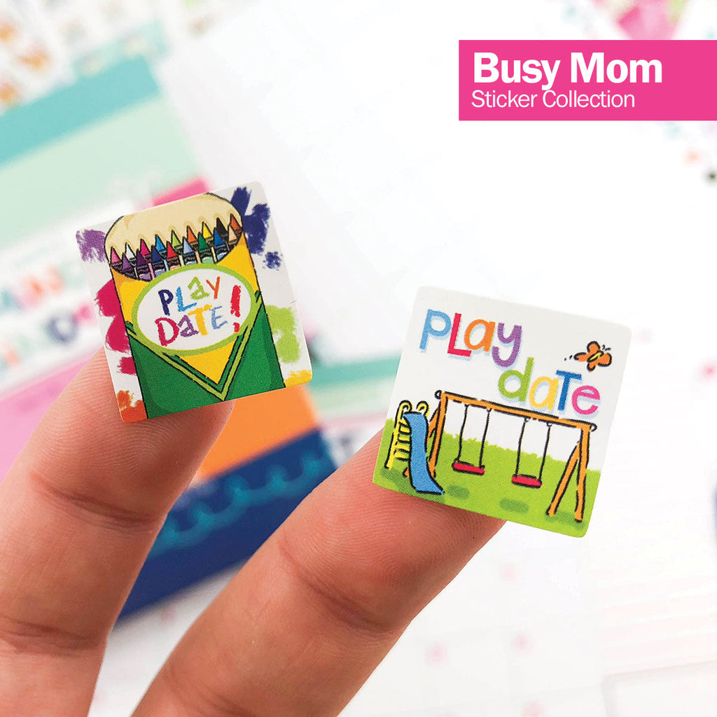 Busy Mom Planning Sticker Set | Daily Deal