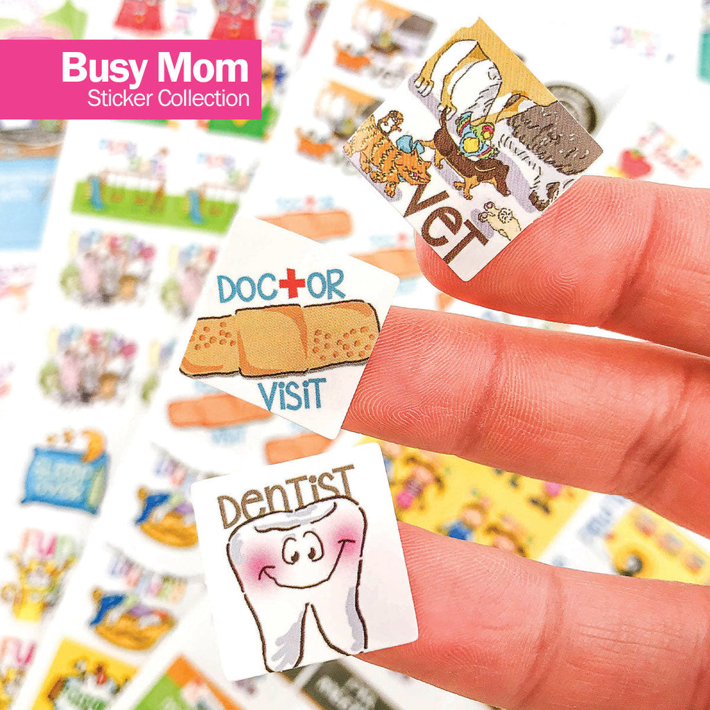 Busy Mom Planning Sticker Set | Daily Deal