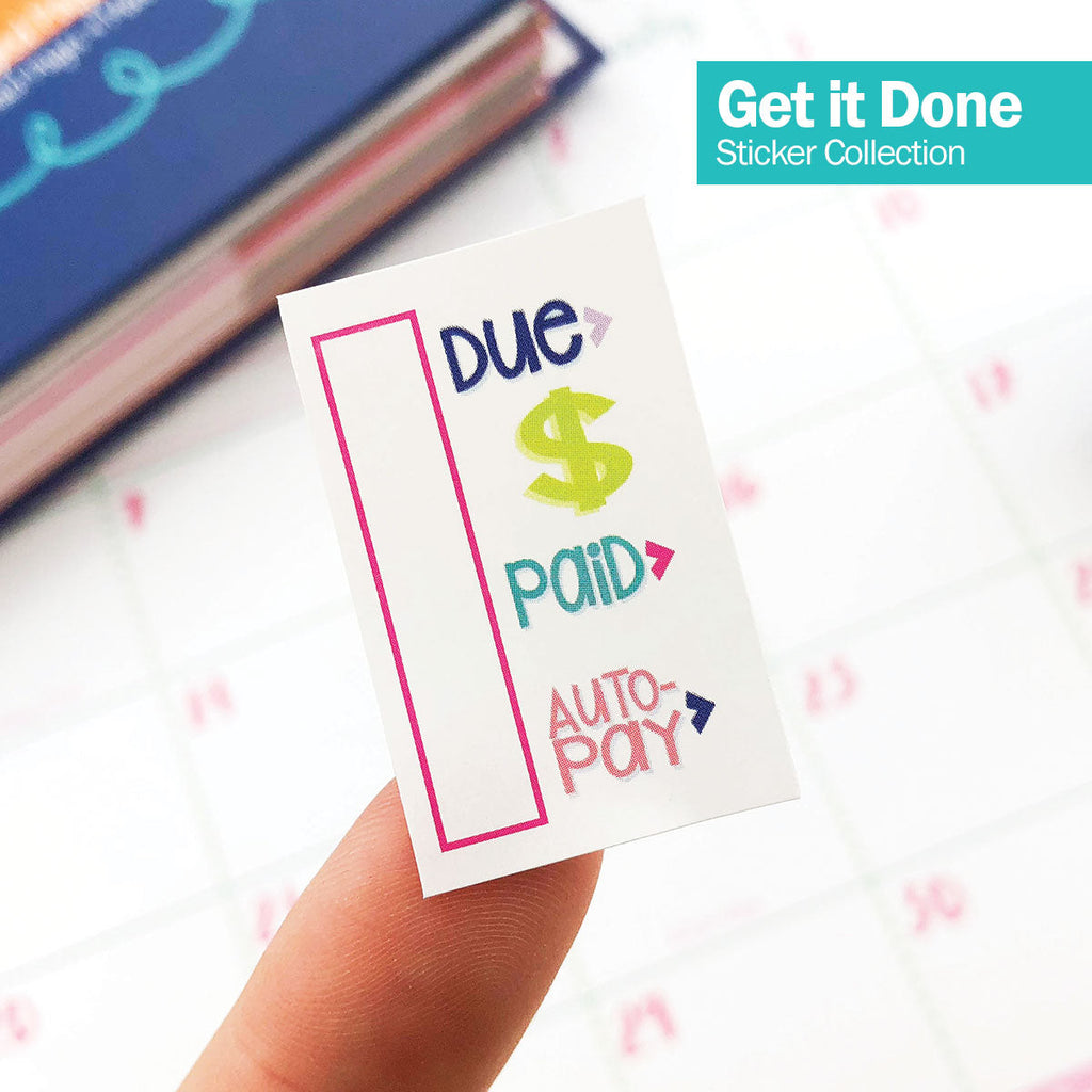 Get it Done Goal Sticker Set | Daily Deal | 1/29/25