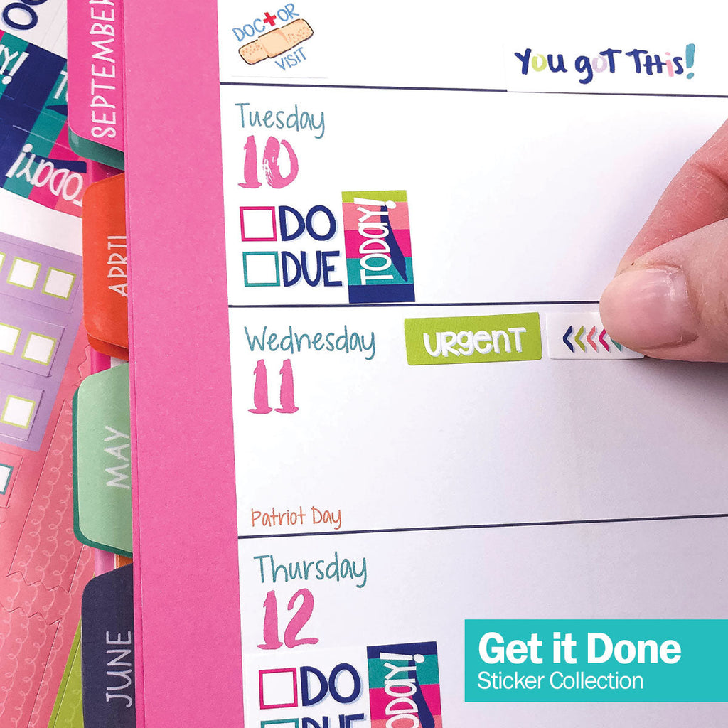 Get it Done Goal Sticker Set | Daily Deal | 1/29/25