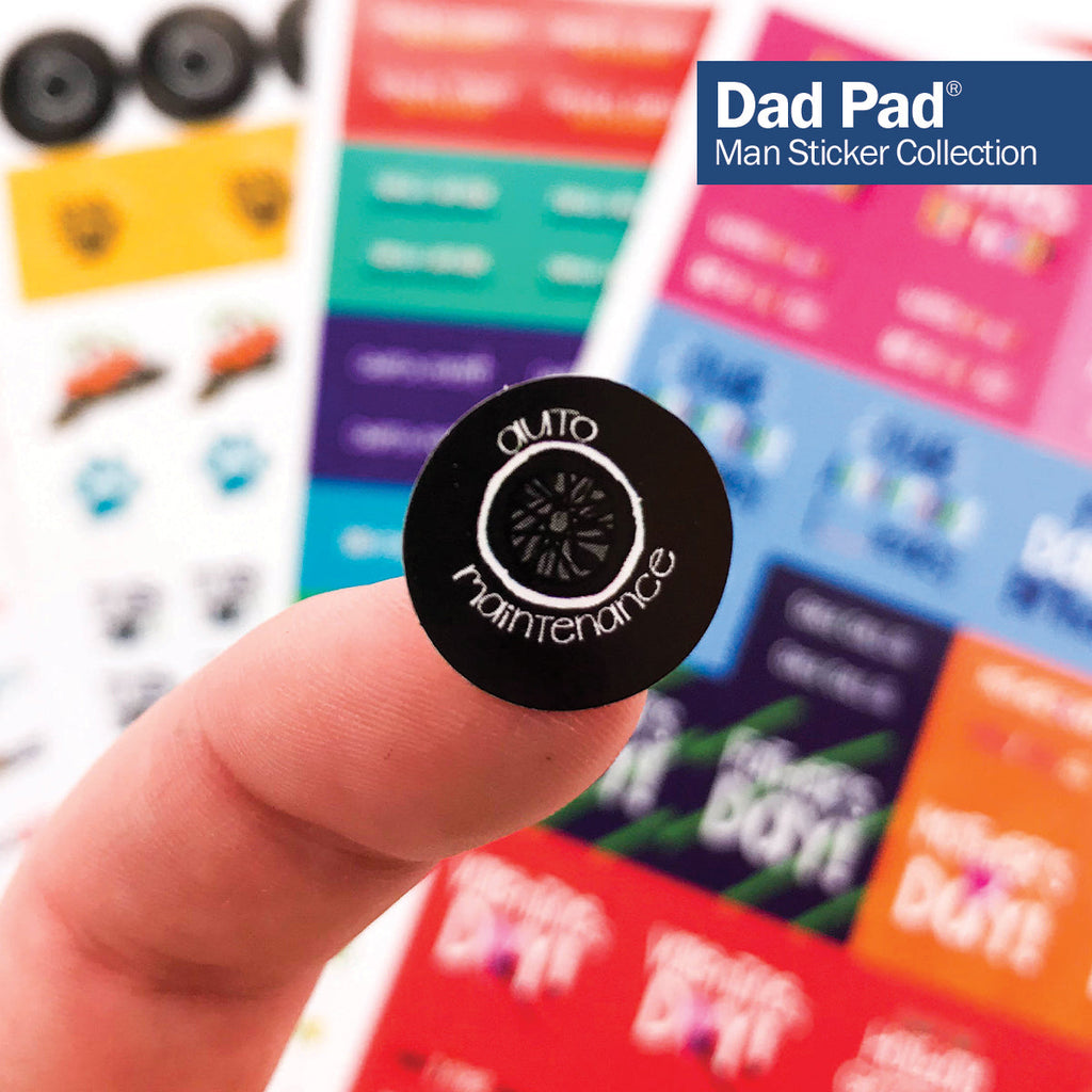 Dad Pad® Man Stickers | 644 Count Pack