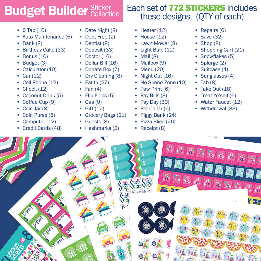 Buy Now & Save! Budget Planning Sticker Set