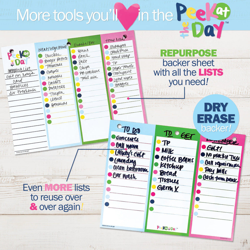 Plan Your Way Bundle | Daily & Weekly Planner Pads | Bright & Cheery | Daily Deal | 2/11/25