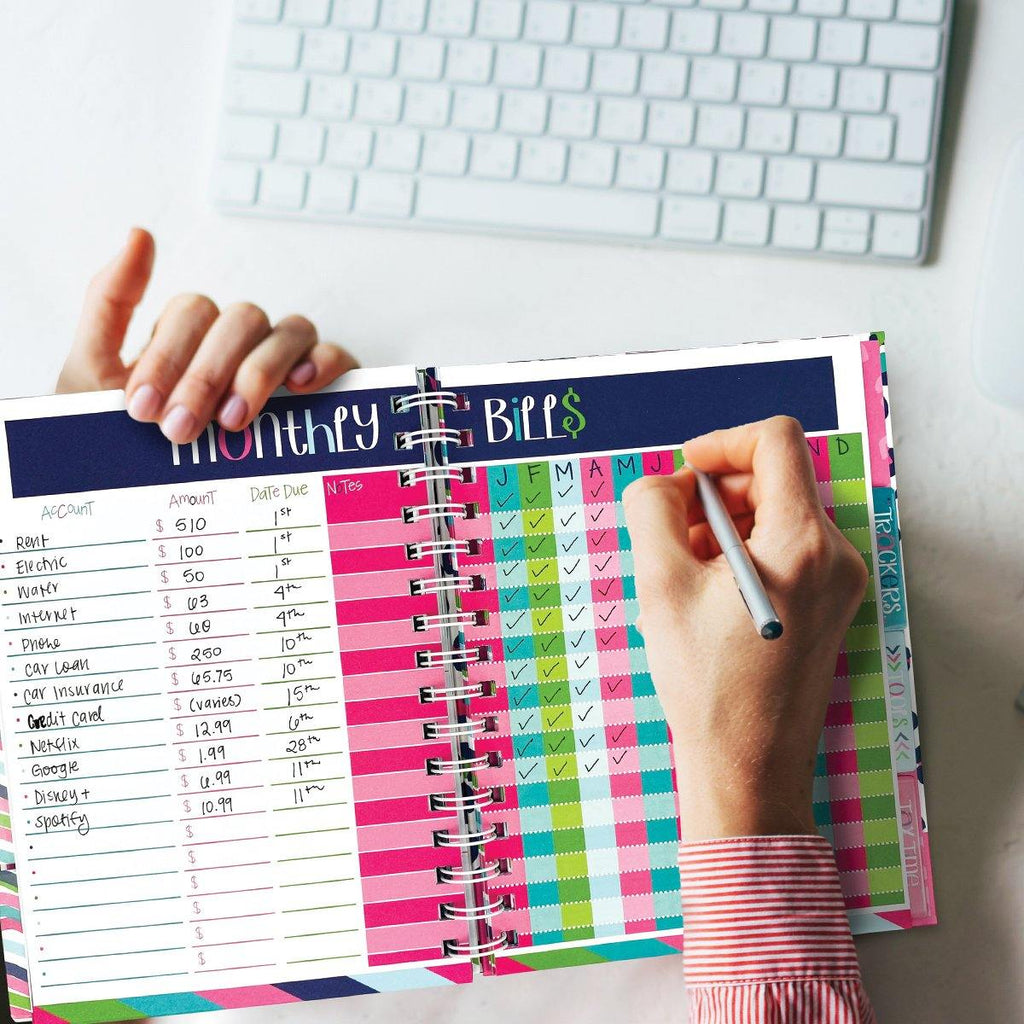 Budget Binder™ Bill Tracker Financial Planner | Stripes - Denise Albright® 