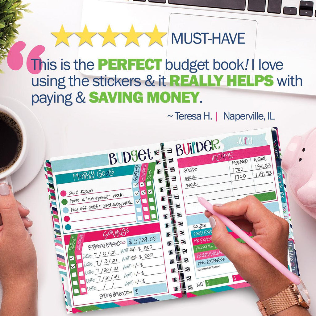 Budget Binder™ Bill Tracker Financial Planner | Leopard - Denise Albright® 