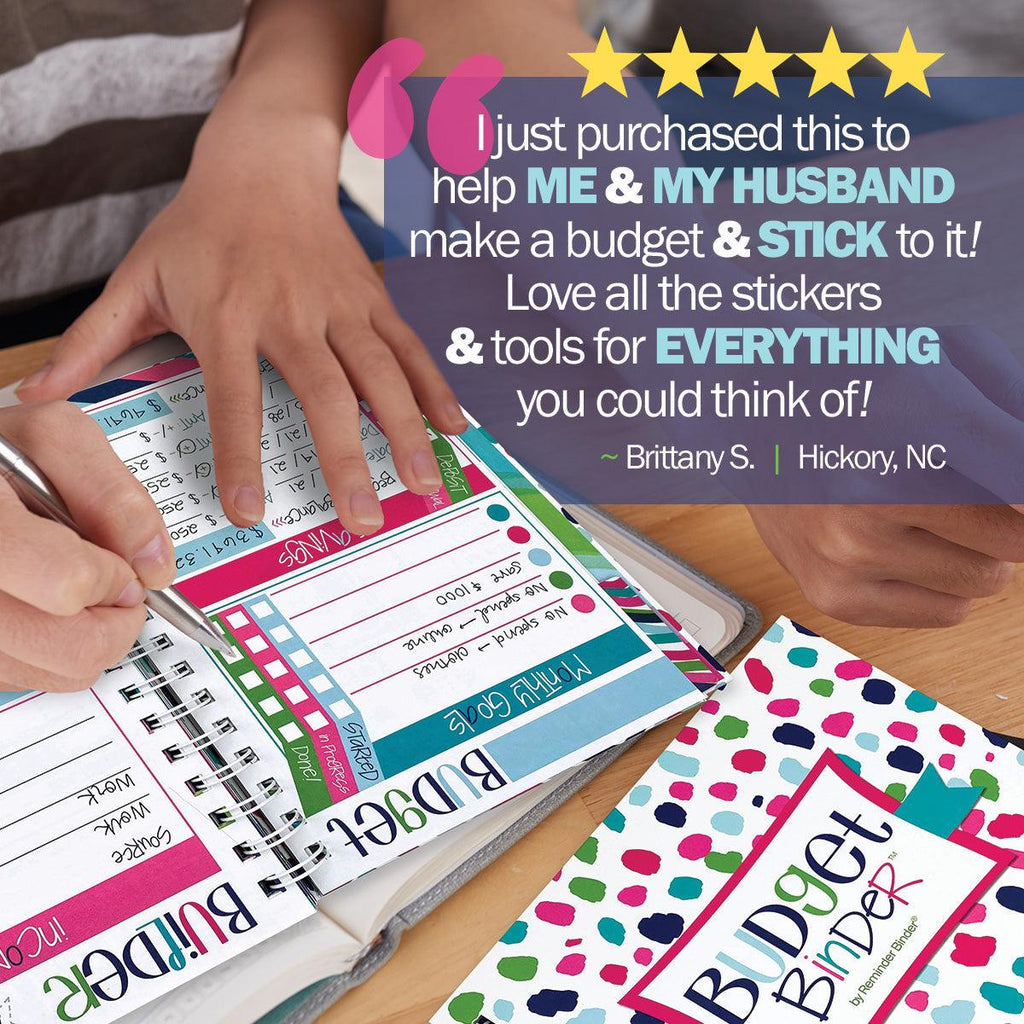 Budget Binder™ Bill Tracker Financial Planner | Leopard - Denise Albright® 