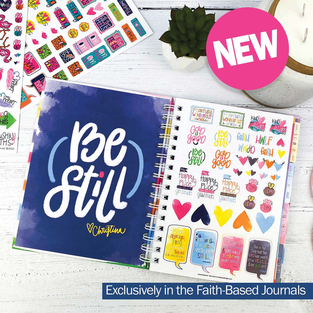 Gratitude Journal Grateful Heart Journal + Stickers Bundle | Gratitude Finder®