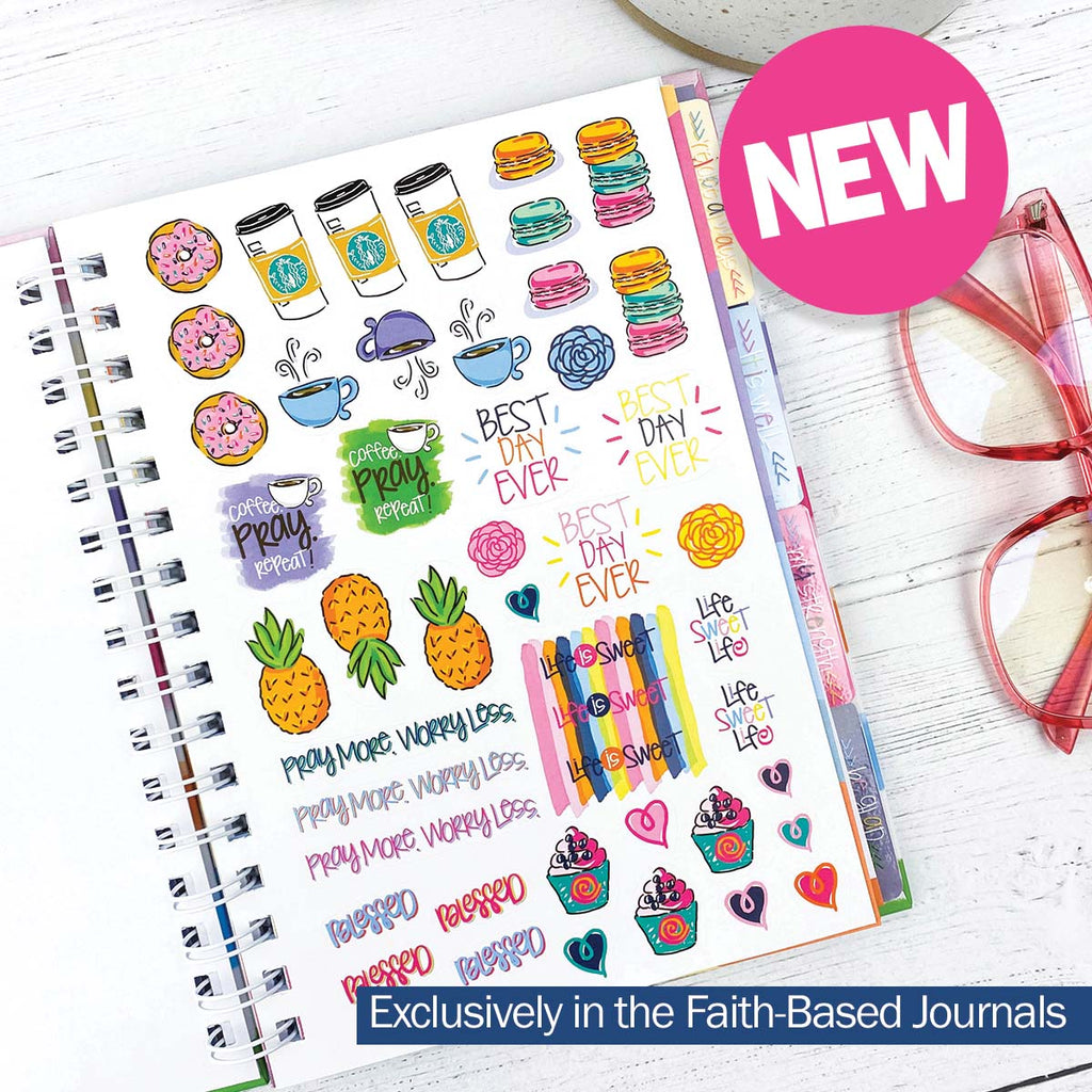 Gratitude Journal Grateful Heart Journal + Stickers Bundle | Gratitude Finder®