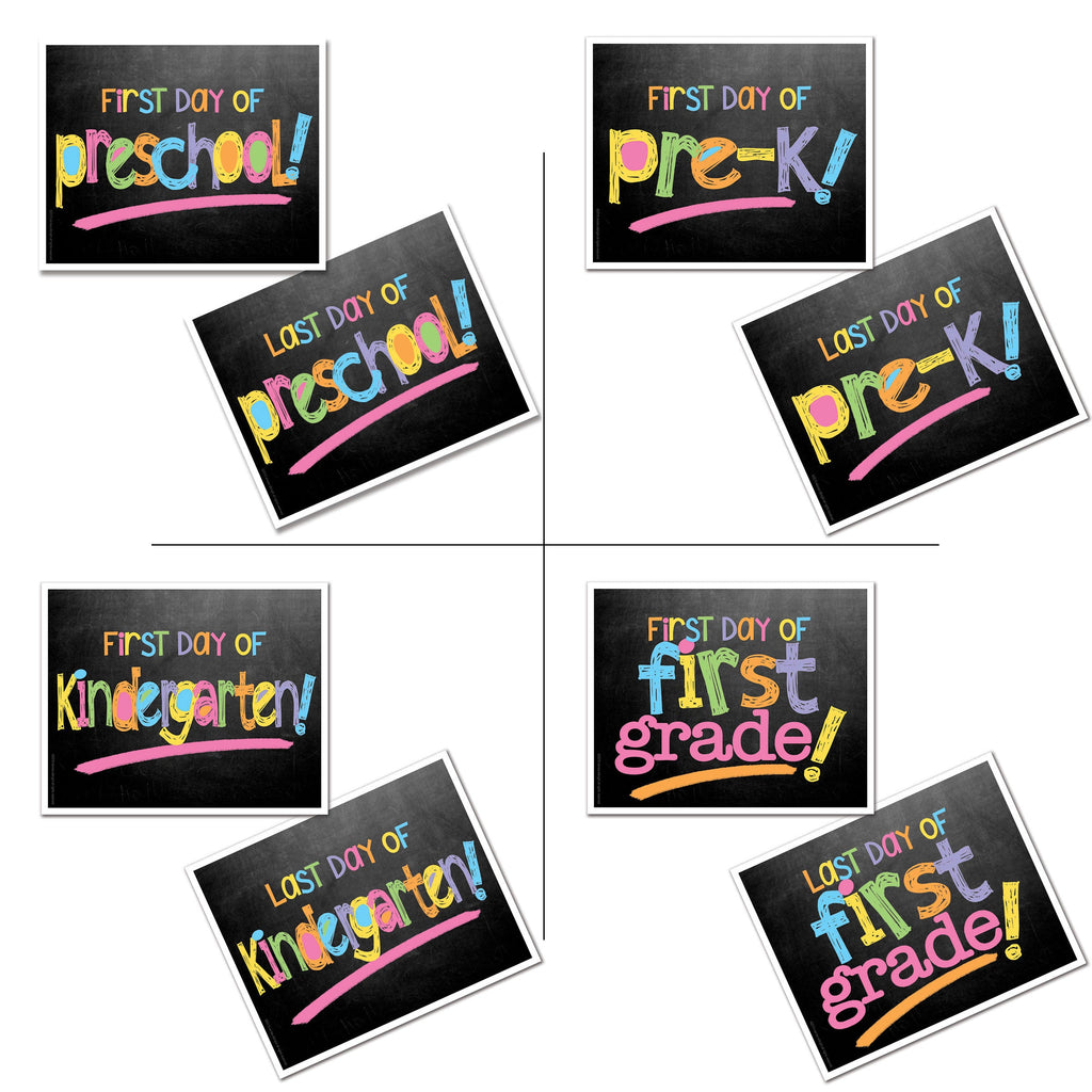 back to school photo prop - pastel, girl, grade, school, first day of school, last day of school, pictures, preschool-college