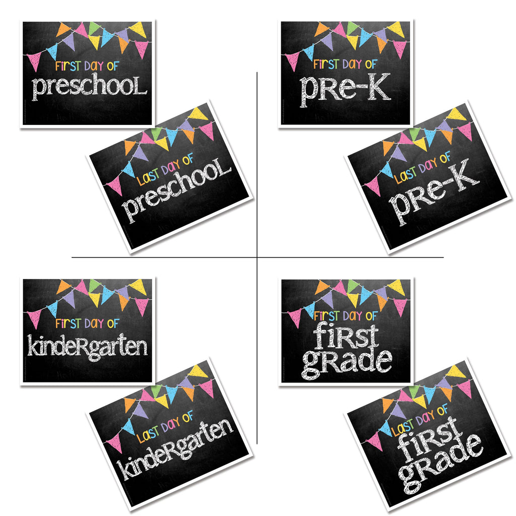 back to school photo prop - pastel, girl, grade, school, first day of school, last day of school, pictures, preschool-college
