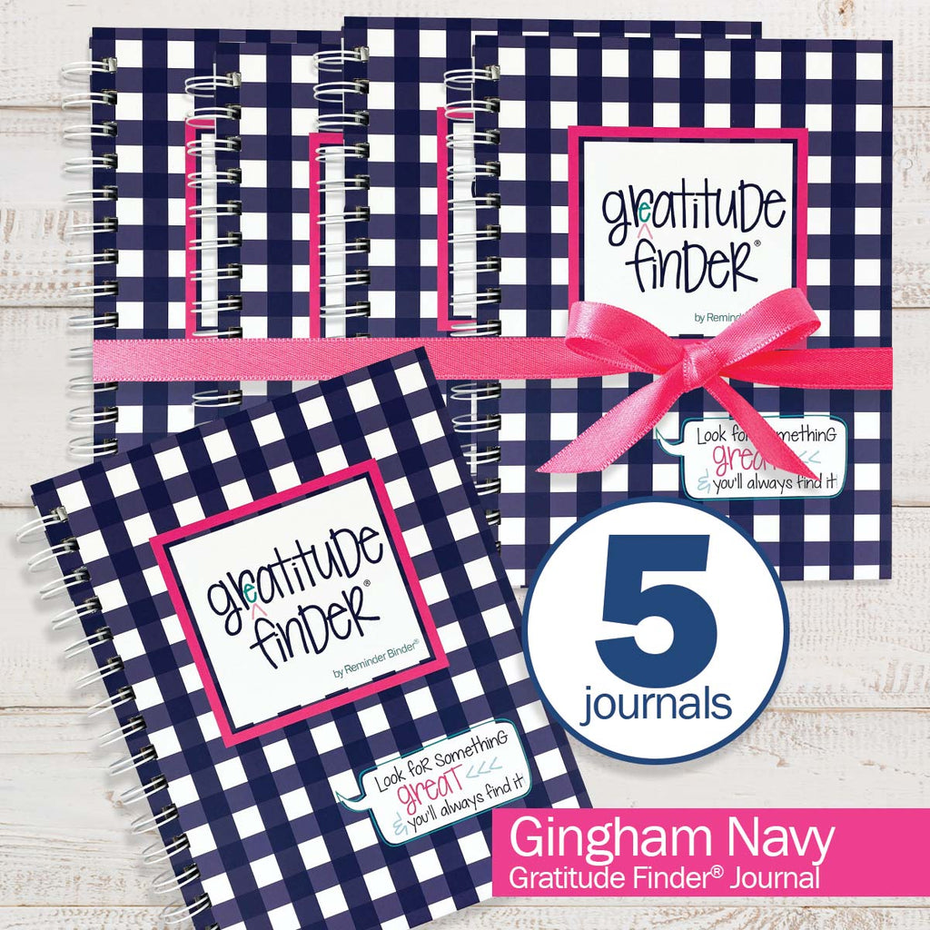 Gratitude Journals Bundle of FIVE Gratitude Finder® Gratitude Journals