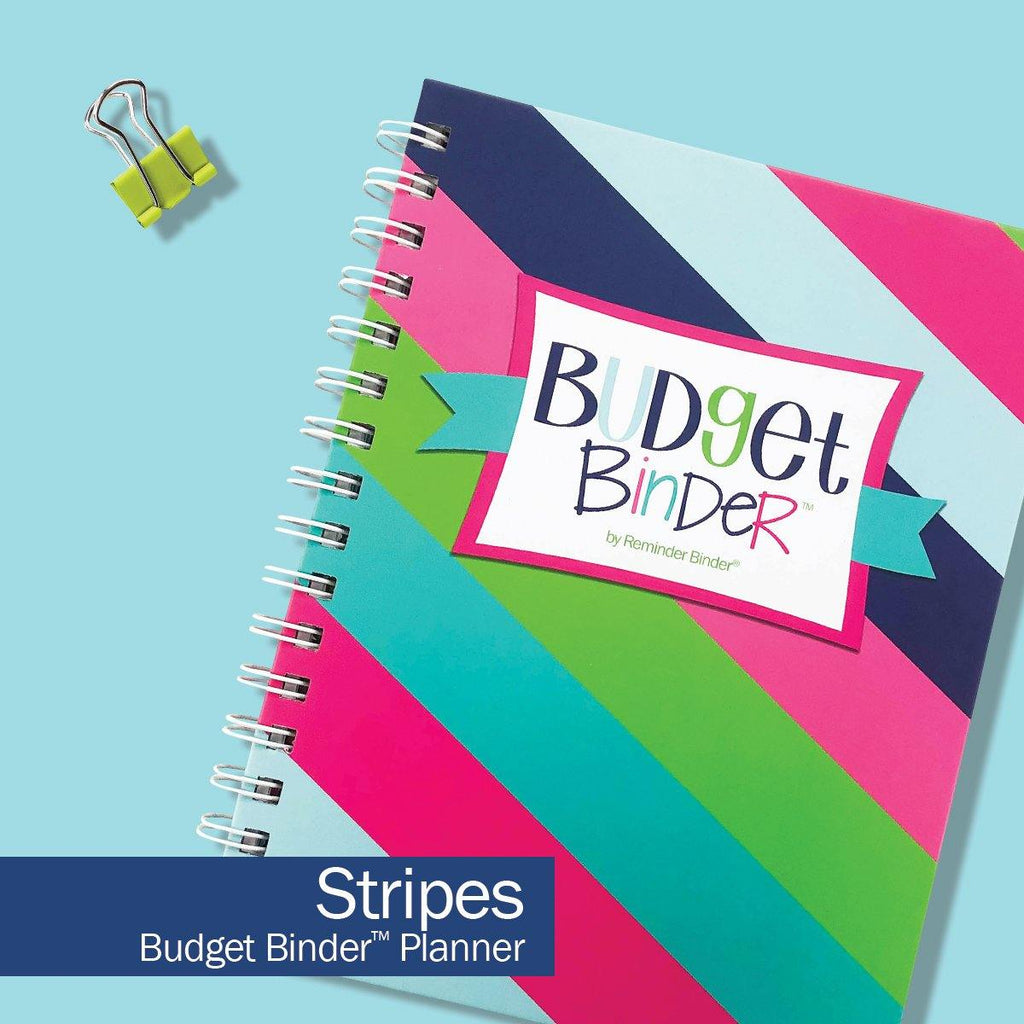 Budget Binder™ Bill Tracker Financial Planner | Stripes - Denise Albright® 