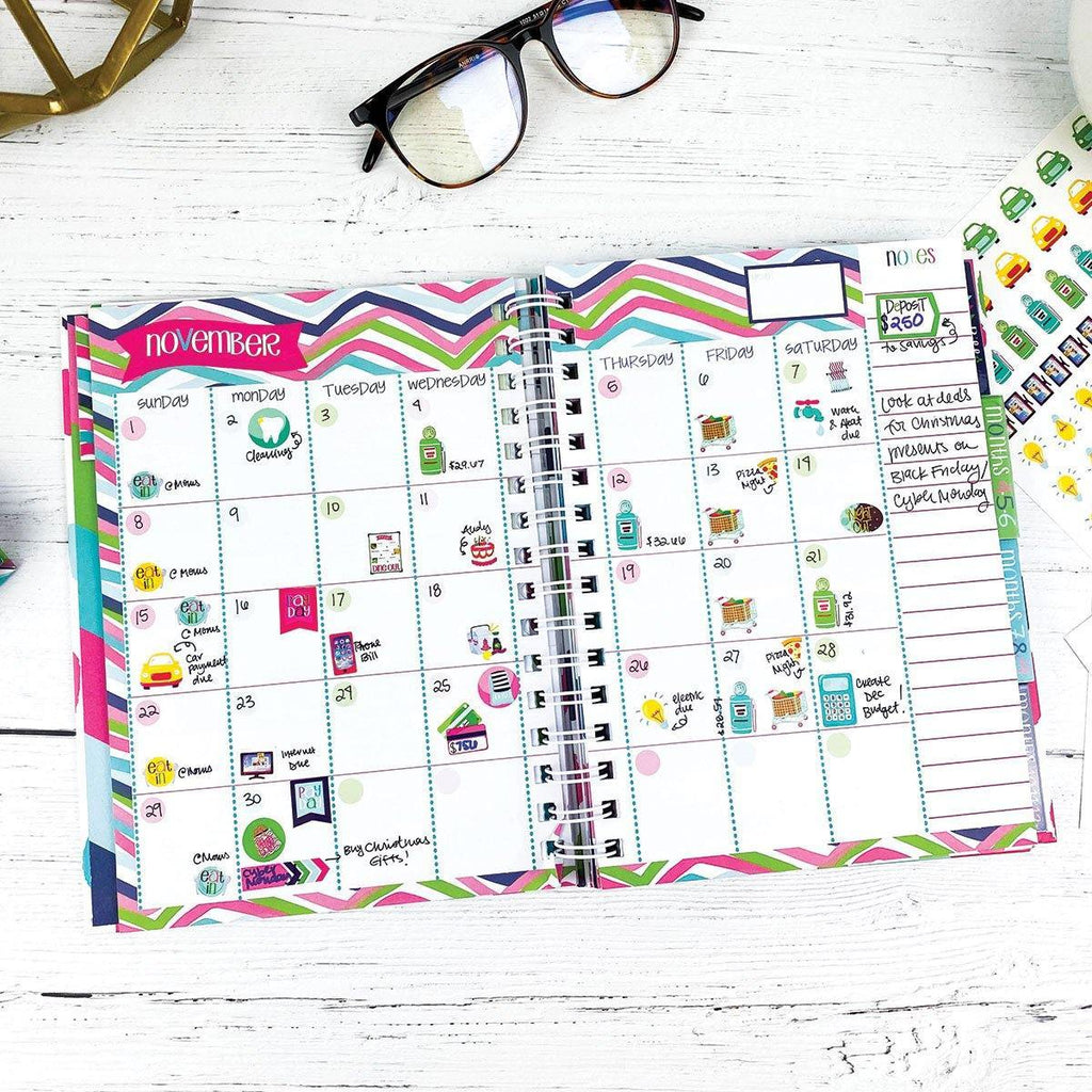 Bundle of 20 Sets | Best Planner Stickers | Family, Work, To-Dos, Events, Goals - Denise Albright® 