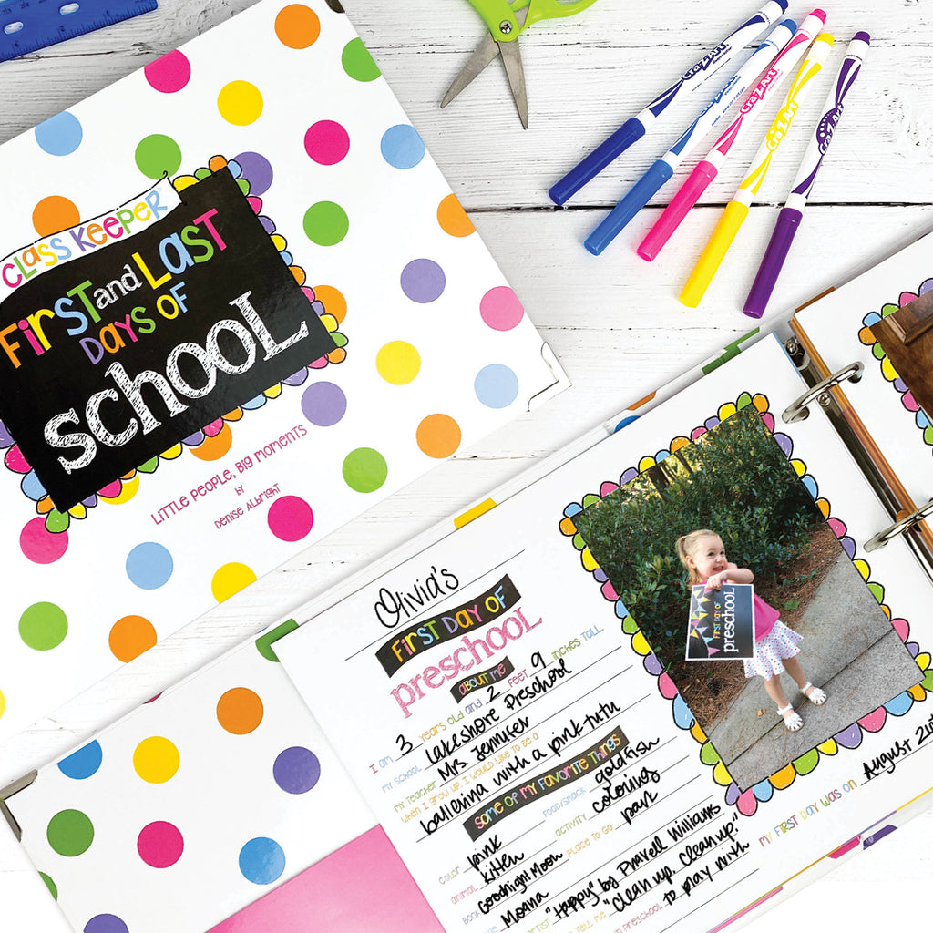 Bundle of Class Keeper® School Days Keepsake Binder + Photo Prop Deck