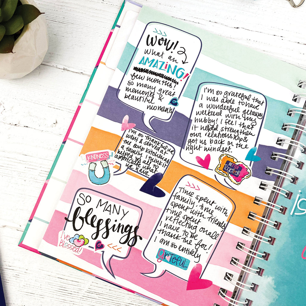 Grateful Heart Journal + Stickers Bundle - Denise Albright® 