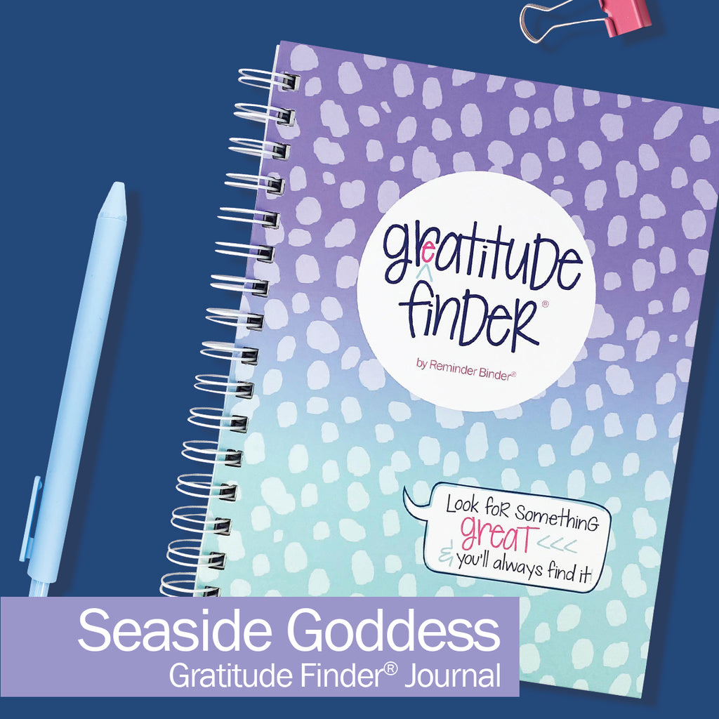 Gratitude Journal Grateful Heart Journal + Stickers Bundle | Gratitude Finder®