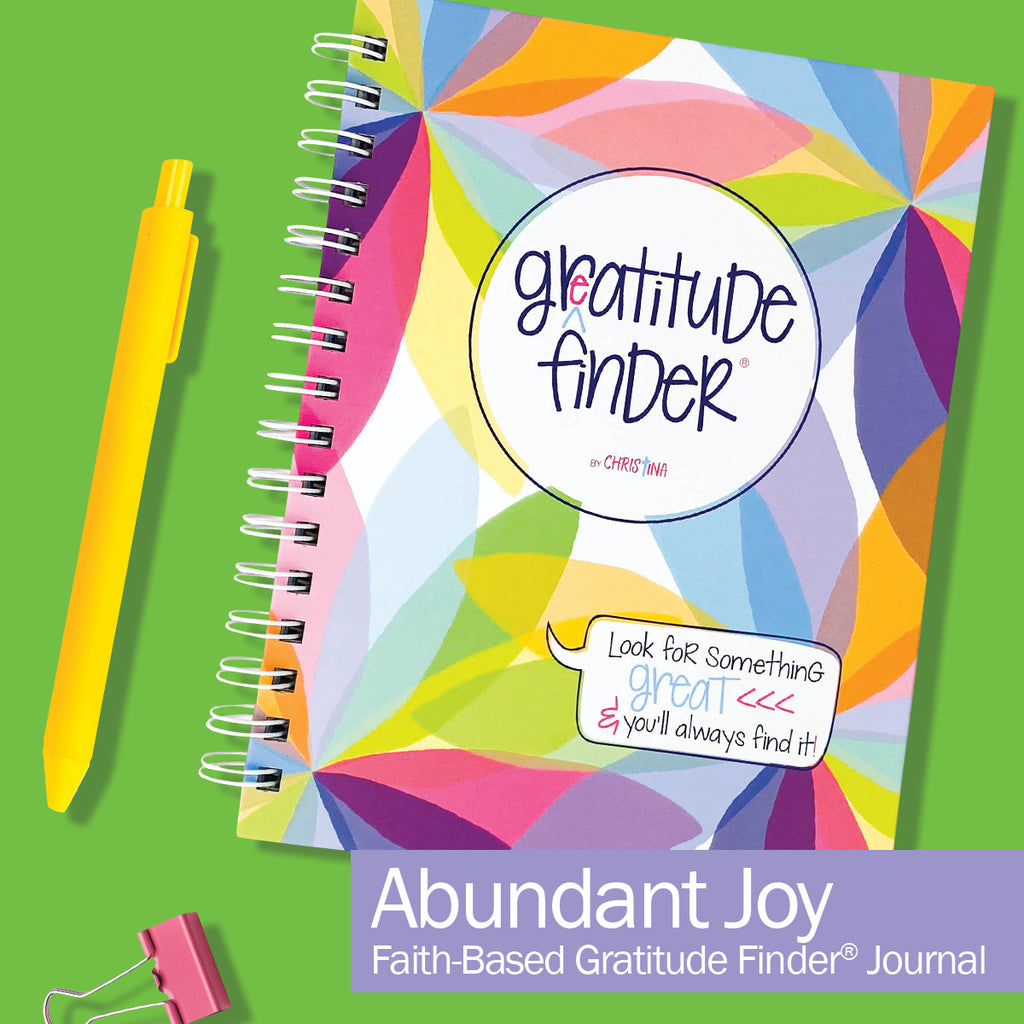 Gratitude Journal Faith-Based Gratitude Finder® Journals by Christina | Abundant Joy