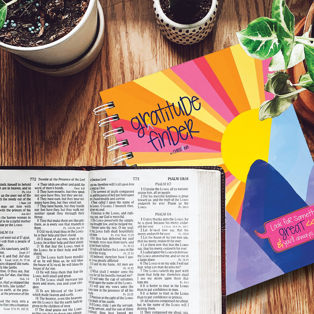 Gratitude Journals Faith-Based Gratitude Finder® Journals by Christina