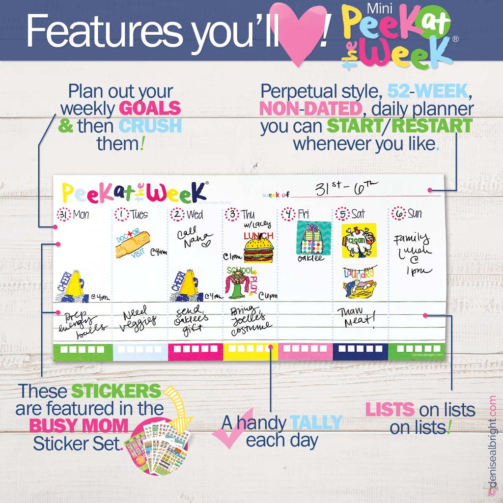 NEW! Peek Your Plan Bundle | Peek at the Day™ + Mini Peek at the Week®