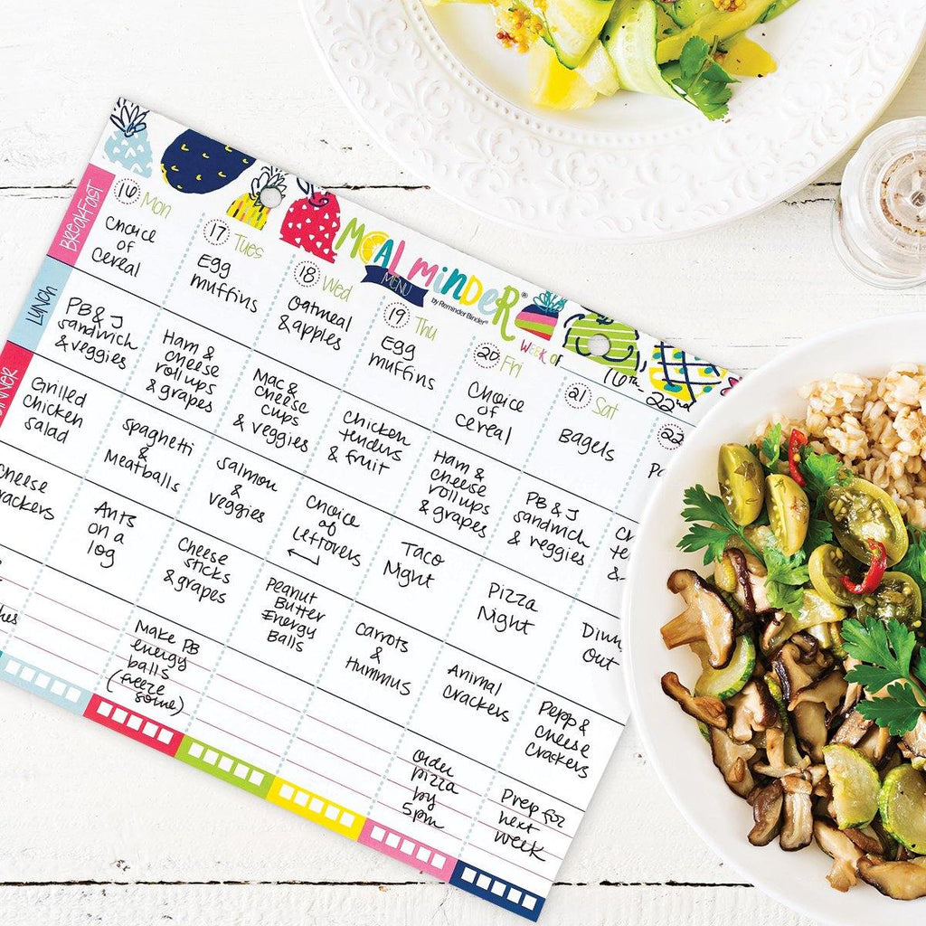 NEW! 2022-23 Reminder Binder® Planner + Meal Minder® Menu Pad - Denise Albright® 