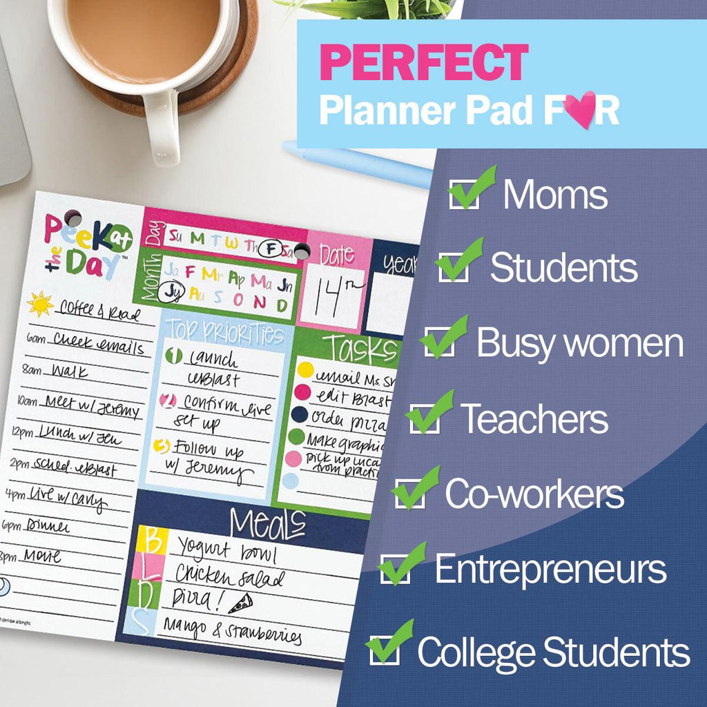 Buy Now & Save! Peek at the Day™ Daily Planner Pad