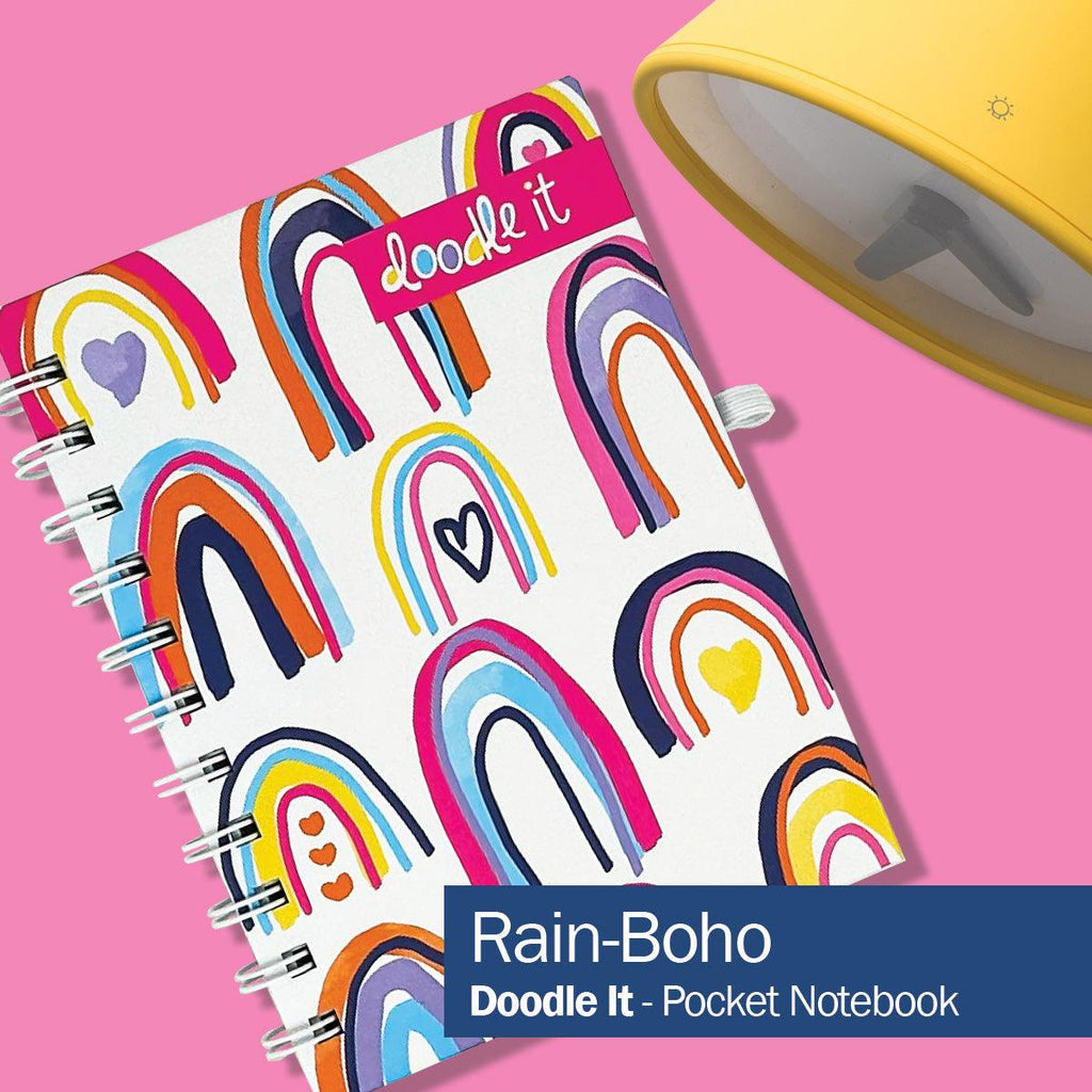 NEW! Doodle It! Pocket Notebooks | Rain-Boho