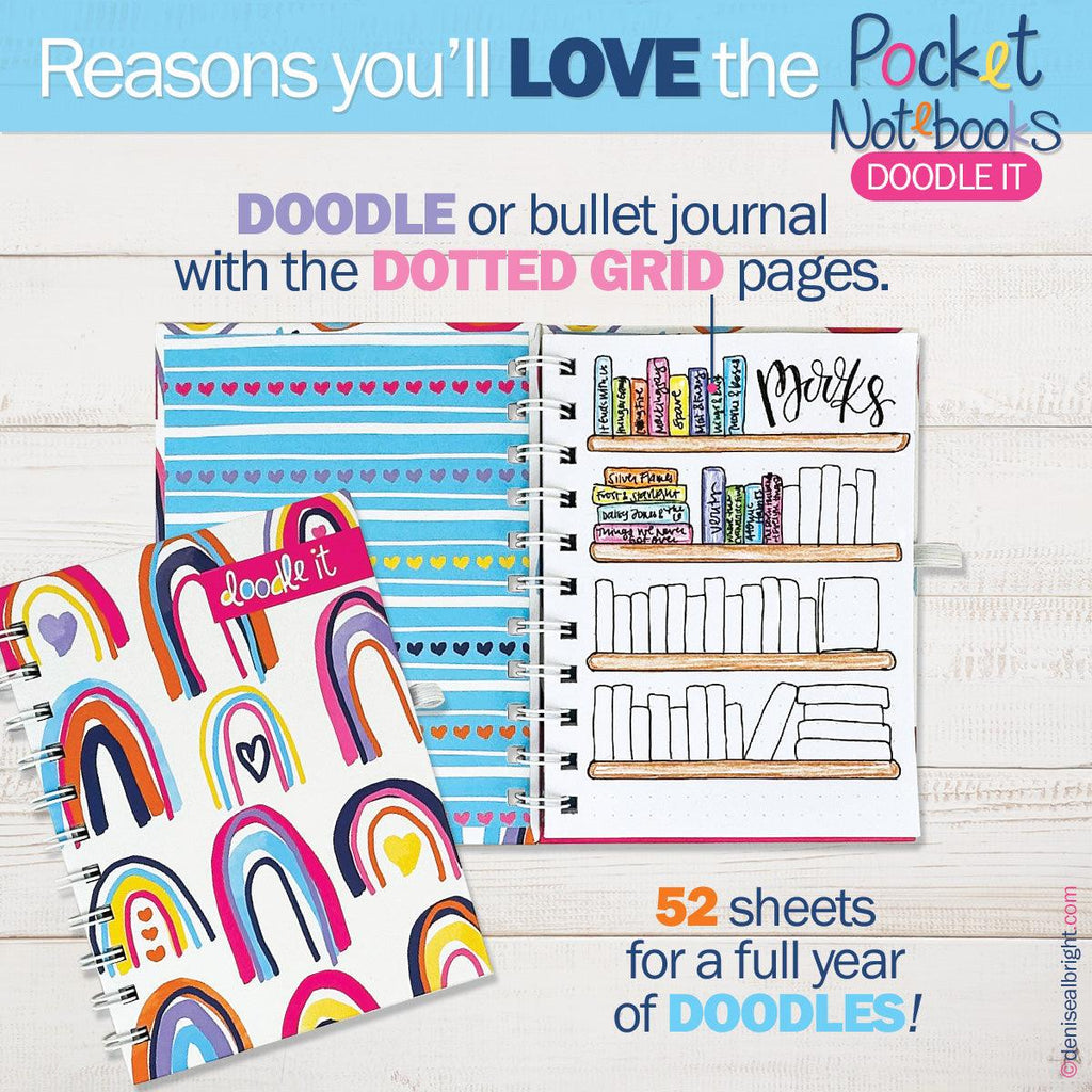 Buy Now & Save! Doodle It! Pocket Notebooks | Rain-Boho