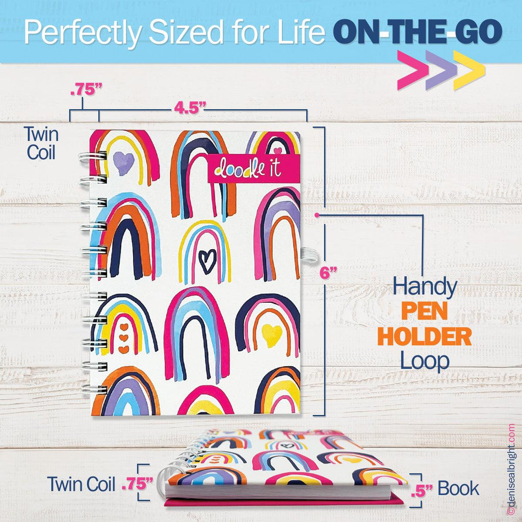 NEW! Doodle It! Pocket Notebooks | Rain-Boho
