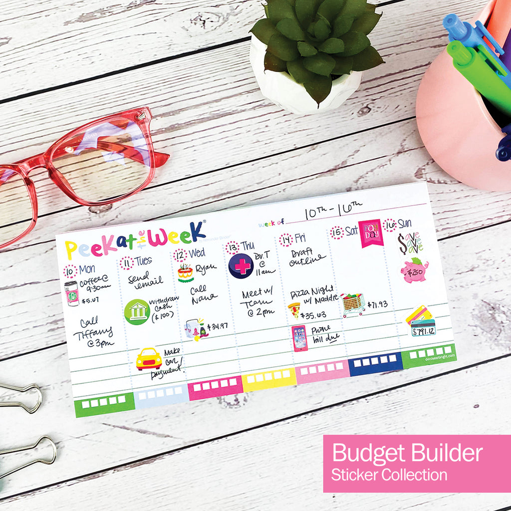 Budget Planning Sticker Sets | 772 Count Pack