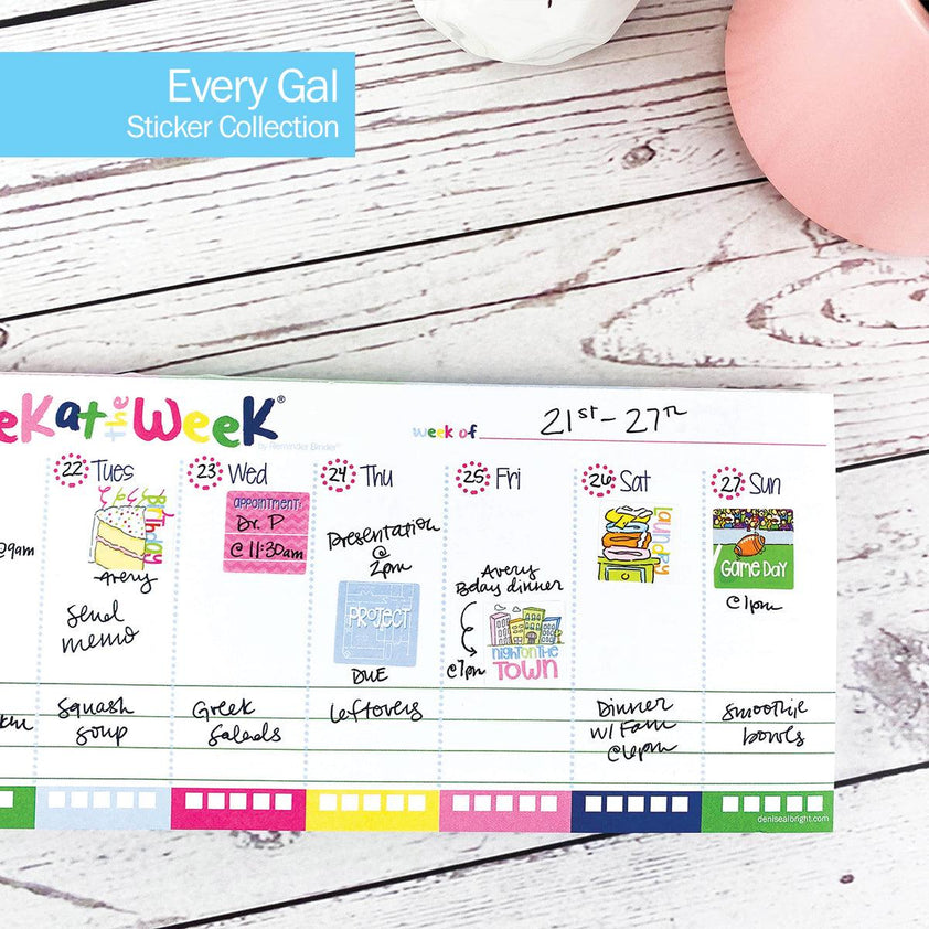 Every Gal Stickers for Events | Add Fun to Your Planner – Denise Albright®