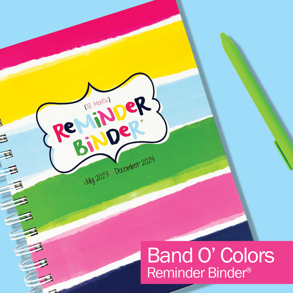 2023-24 Reminder Binder® Planner + 2308 Stickers Bundle