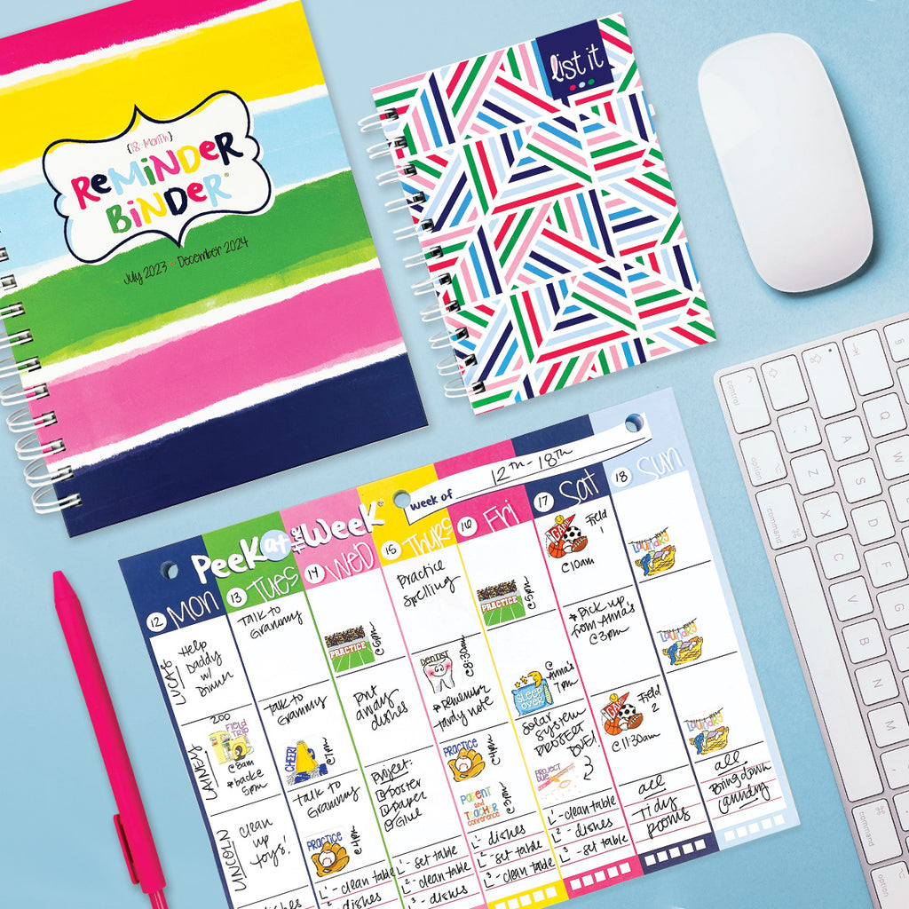 Plan It Bundle | 2023-24 Reminder Binder®+ Weekly Pad + Mini Notebook