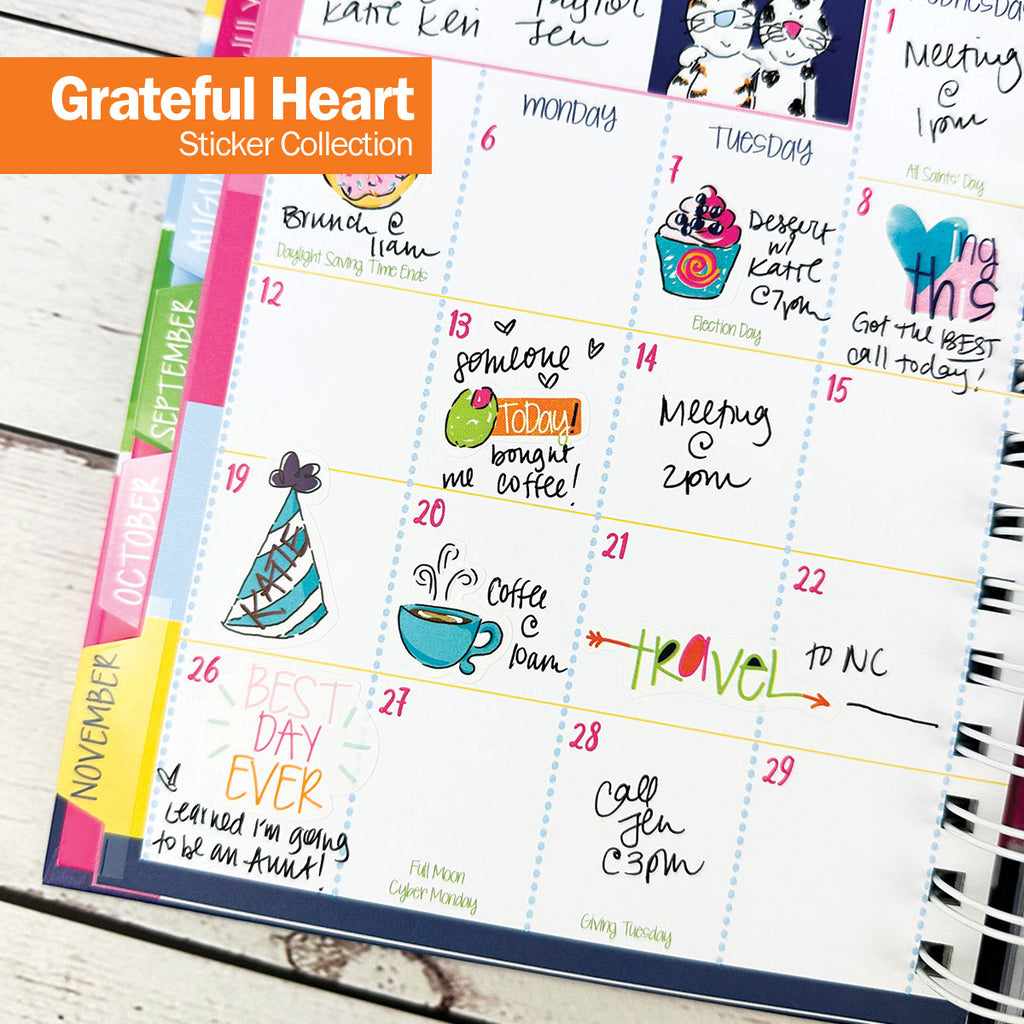 2023-24 Reminder Binder® Planner + 2308 Stickers Bundle