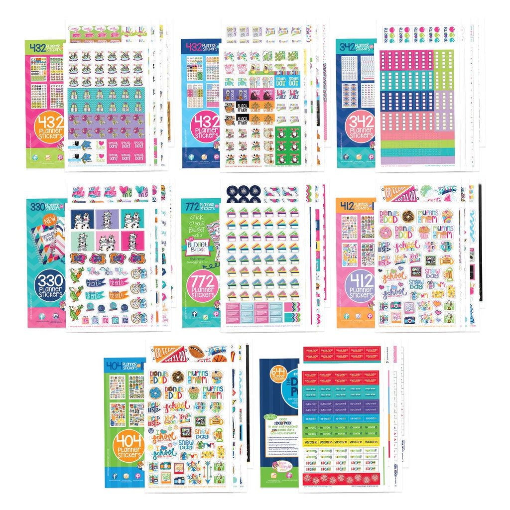 JUST ADDED | ALL the Stickers Bundle | EIGHT Sticker Sets | Includes 3760+ Stickers | HOT Deal
