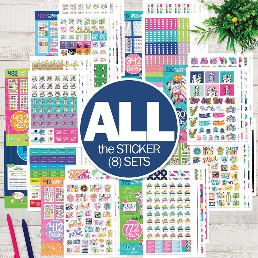 ALL the Stickers Bundle | Make Planning Fun | 3760+ Stickers – Denise ...